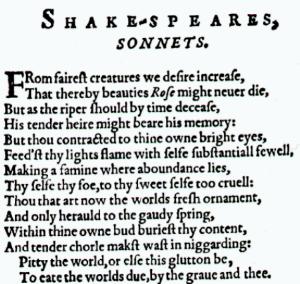 Sonnet 1
