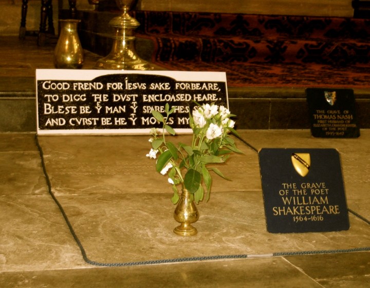 Shakespeare's grave